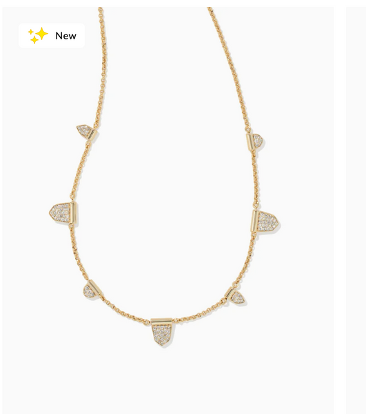 Kendra Scott- Adeline Strand Necklace in Gold or Silver