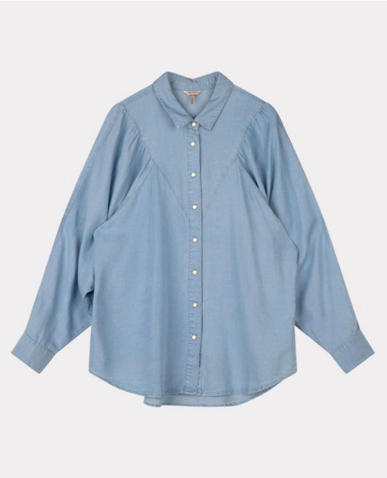 Esqualo- Gathering Tencel Blouse