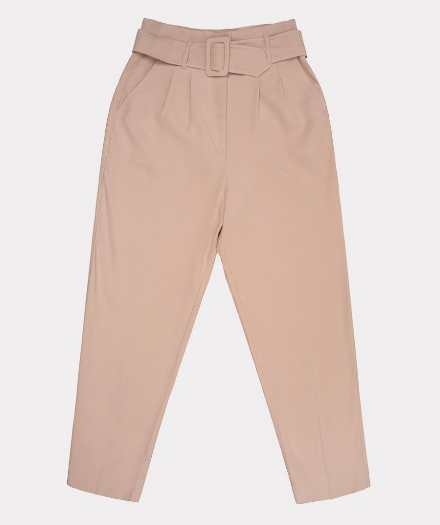 Esqualo- Dobby Trousers in Sand