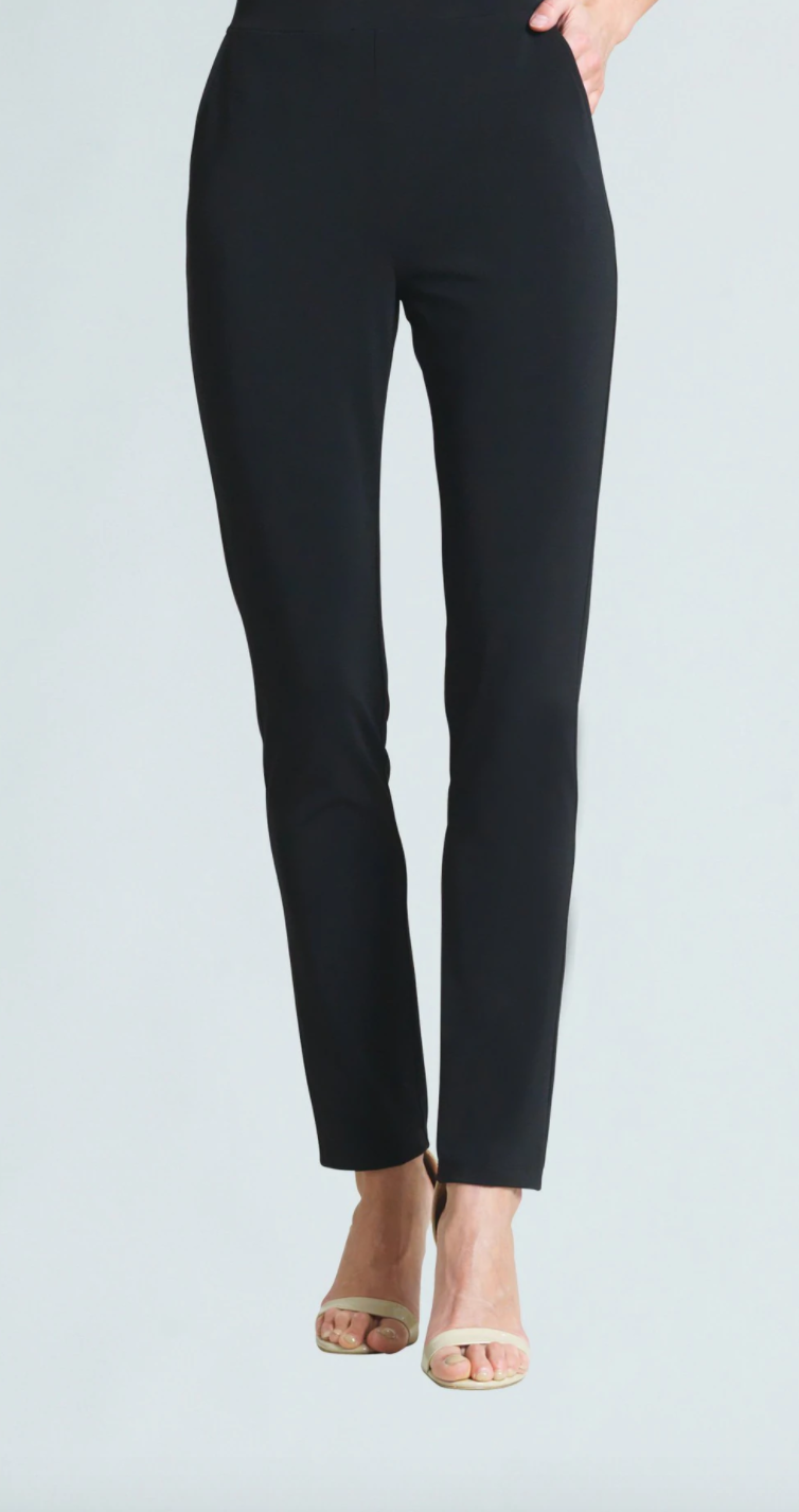 CLARA SUN WOO- MED KNIT STRAIGHT LEG POCKET PANT