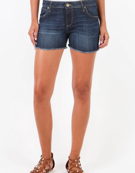 Kut from the Kloth- Gidget Fray Shorts in Stimulating Wash
