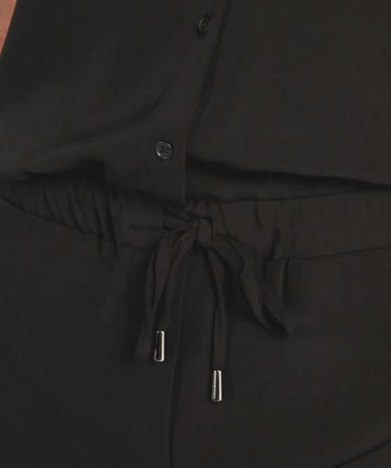Esqualo- Summer City Jumpsuit in Black