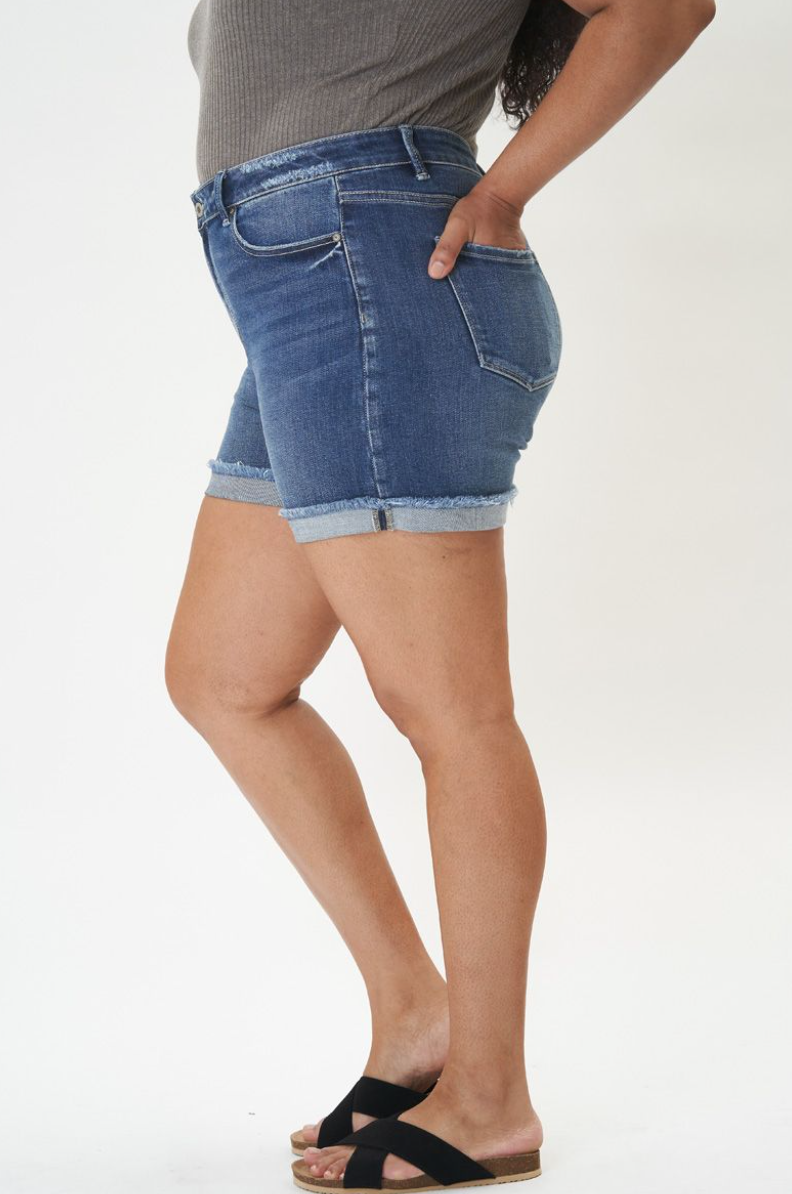 Kancan- High Rise Single Fold Shorts