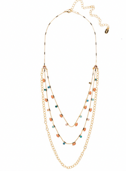 Sorrelli- Somer Layered Necklace in South Pacific