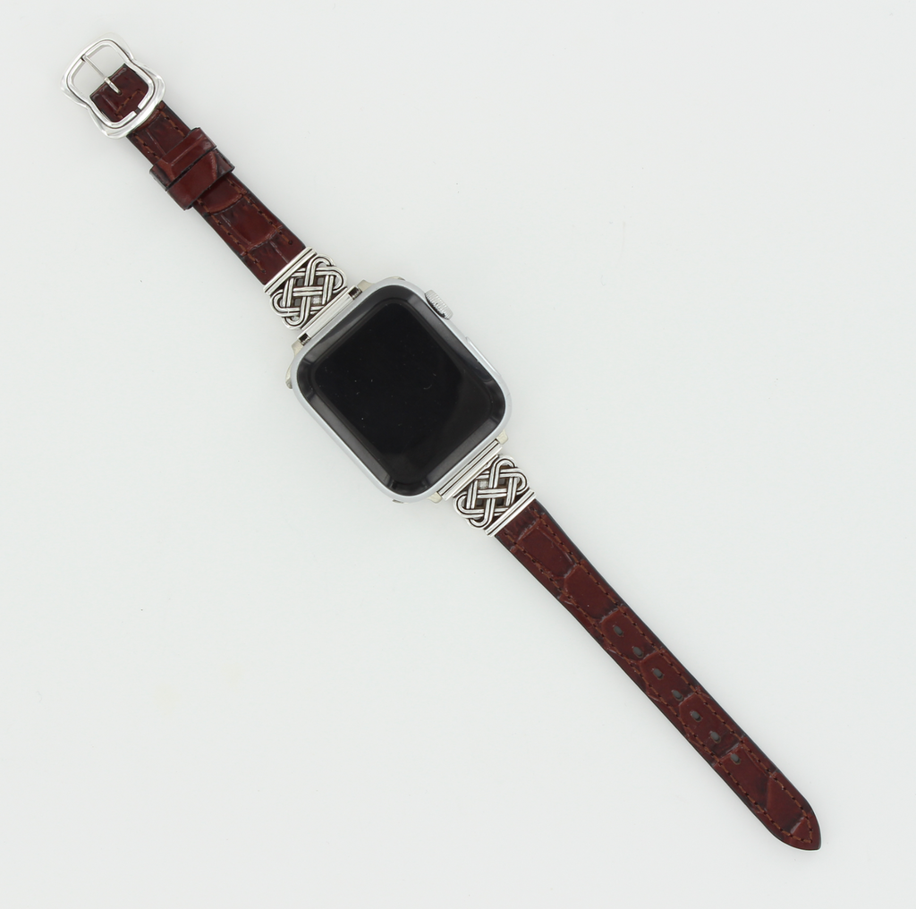 Brighton- Interlok Reversible Leather Watch Band for Apple Watch