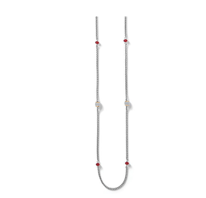 Brighton- Meridian Two Tone Long Necklace