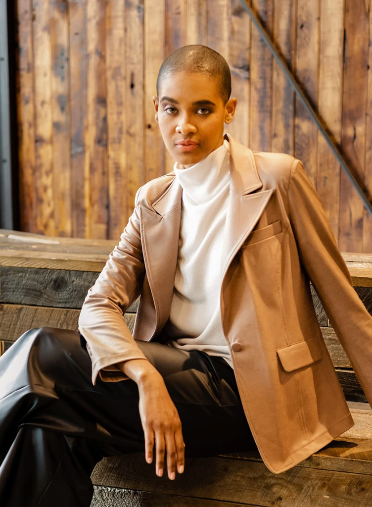 Clara sunwoo sales liquid leather jacket