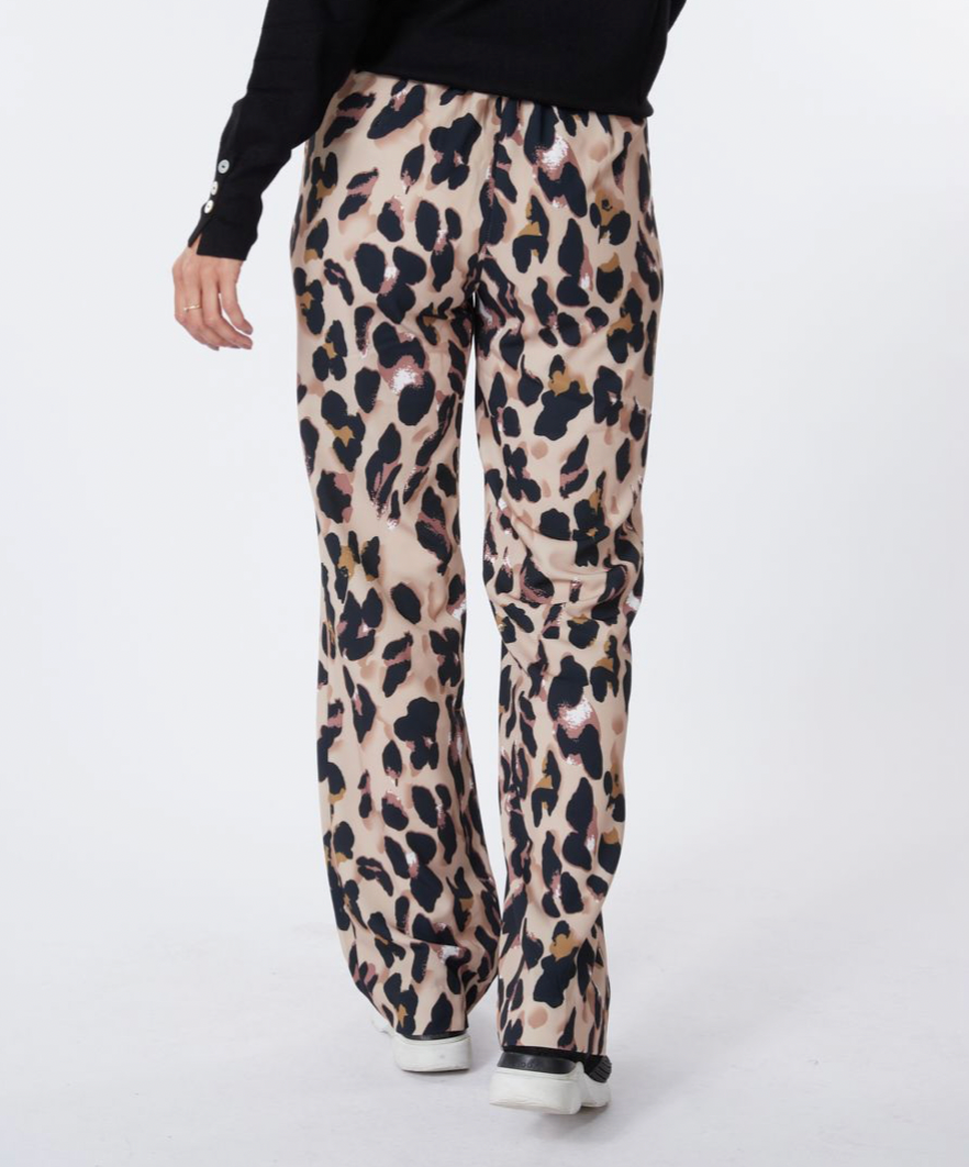 Esqualo- Drape Pants in Run Wild Print