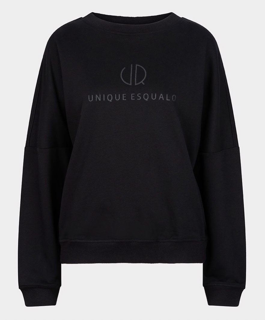 ESQUALO- Logo Glitter Sweatshirt