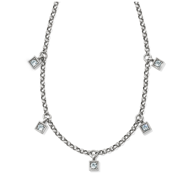 Brighton- Meridian Zenith Station Necklace in Silver