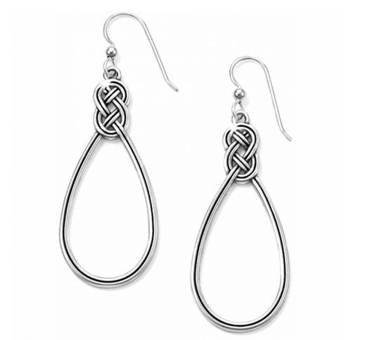 Brighton- Interlock French Wire Earrings in Silver