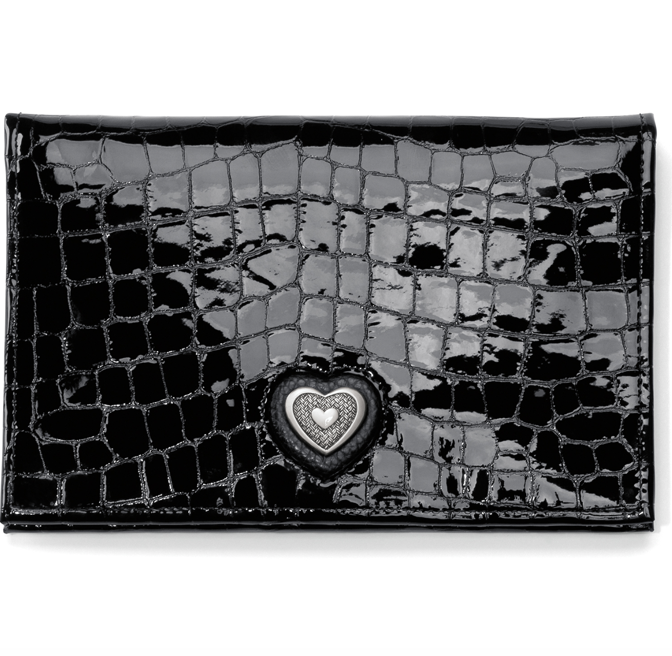 Brighton- Bellissimo Heart Folio Wallet in Black