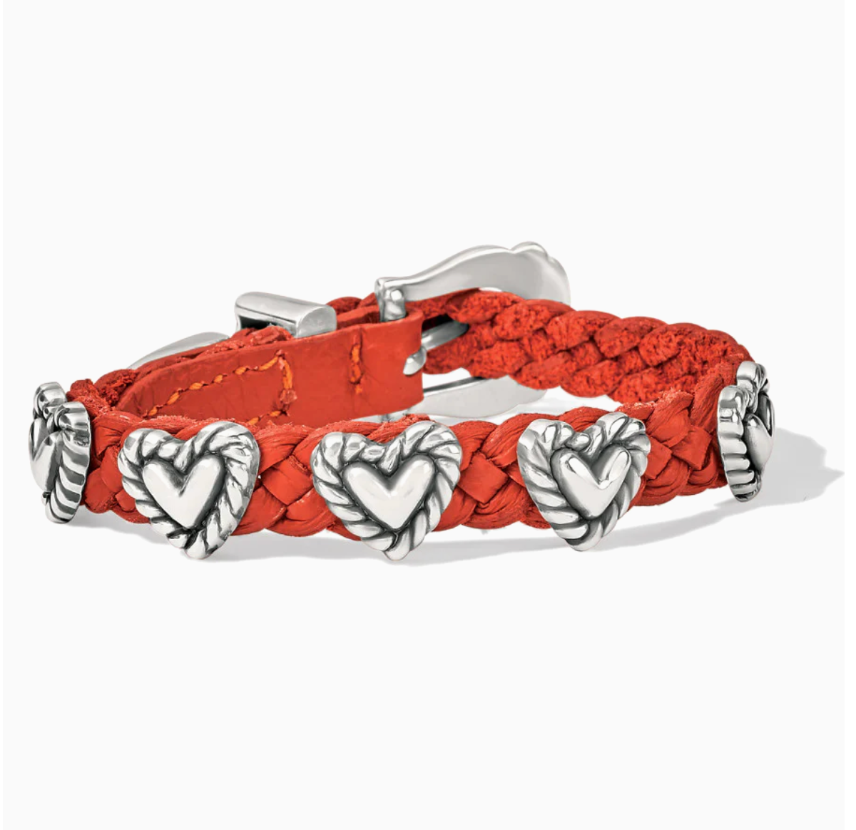 Brighton- Roped Heart Braid Bandit Bracelet