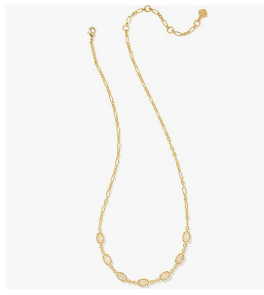 Kendra Scott- Emilie Strand Necklace in Drusy in Gold or Silver