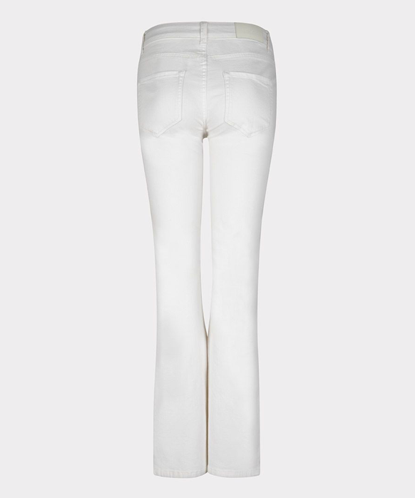 Esqualo- Flare White Denim