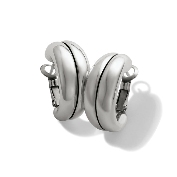 Brighton- Pretty Tough Groove Leverback Hoop Earrings