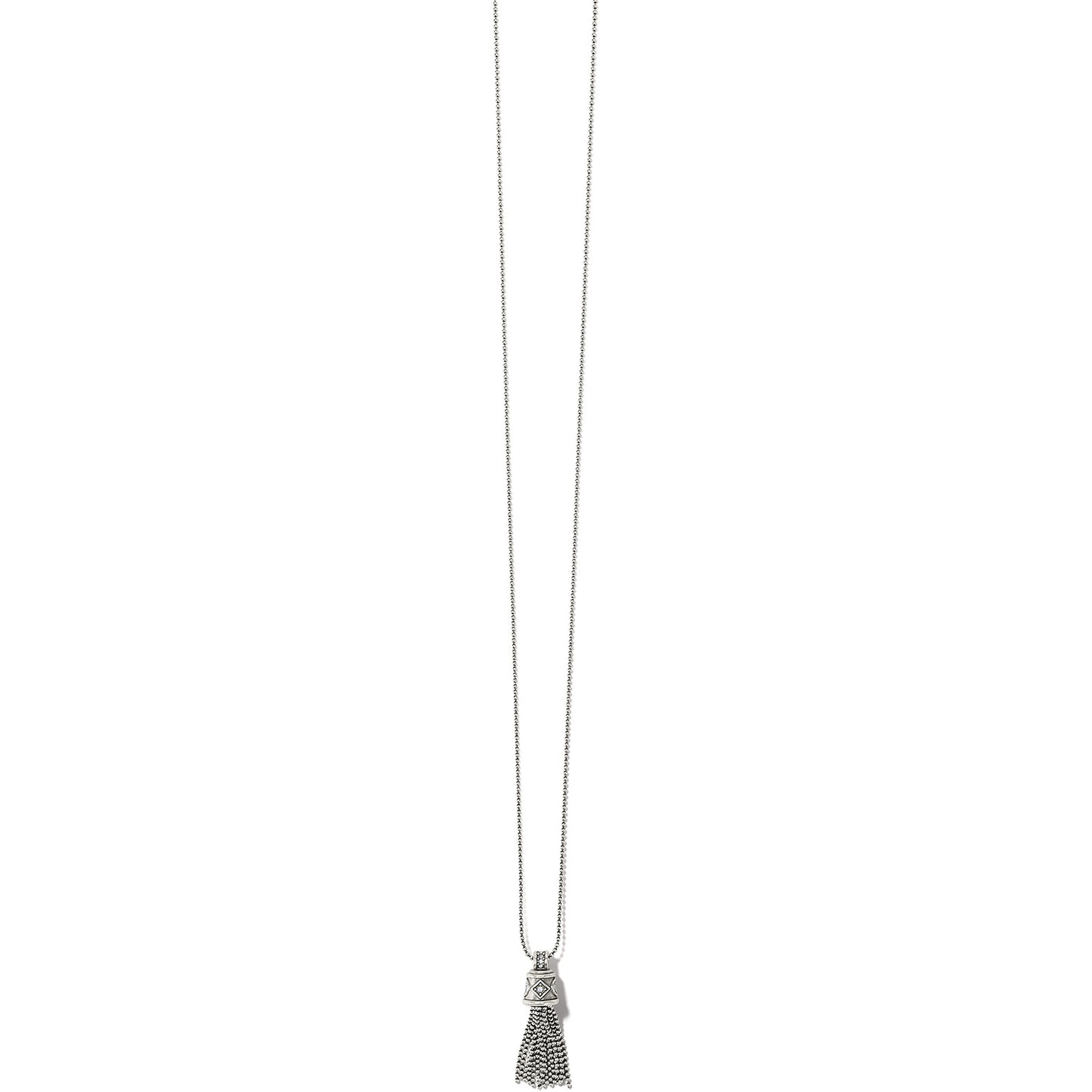 Brighton- Meridian Zenith Silver Tassel Necklace